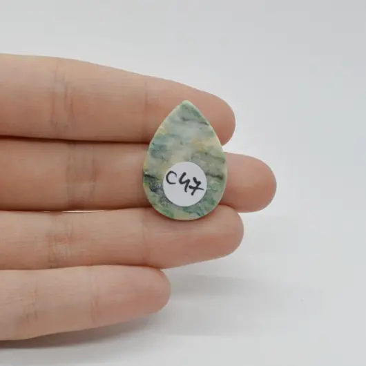 Cabochon Mariposit  27x19x5mm C47, imagine 2
