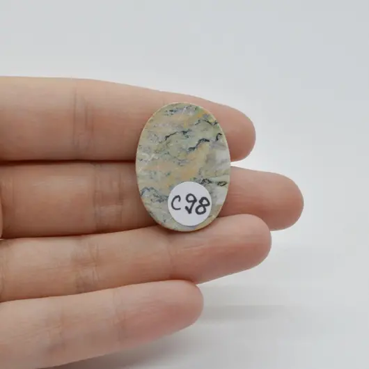 Cabochon Mariposit  29x22x4mm C98, imagine 2