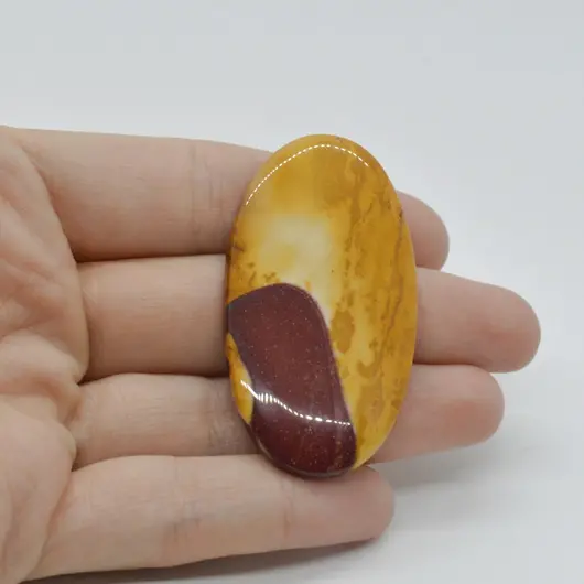 Cabochon Mookait 53x28x5mm C46