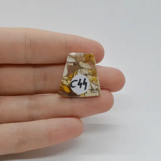 Cabochon Mookait Breciat 23x22x5mm C44, imagine 2