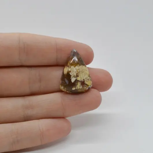 Cabochon Mookait Breciat 25x18x7mm C72
