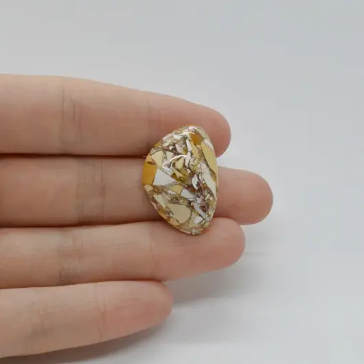 Cabochon Mookait Breciat 26x18x6mm C55