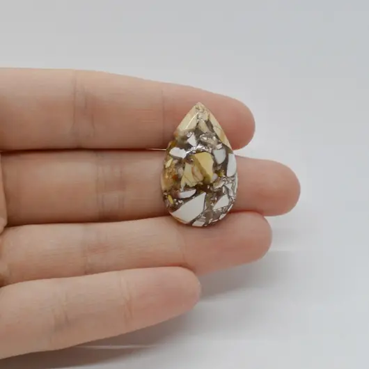 Cabochon Mookait Breciat 29x18x7mm C16