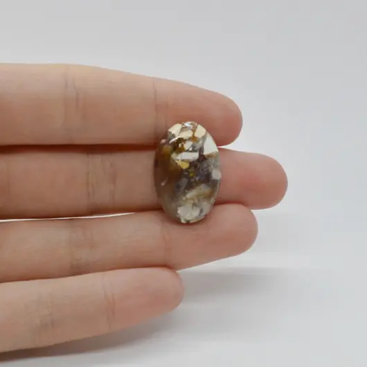 Cabochon Mookait Breciat 23x16x5mm C74