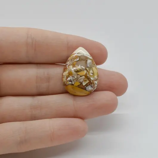 Cabochon Mookait Breciat 25x19x6mm C116