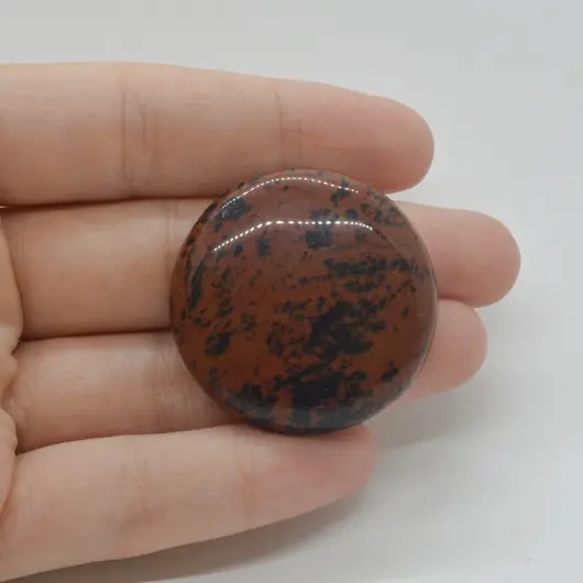 Cabochon Obsidian Mahon 35x35x7mm C76