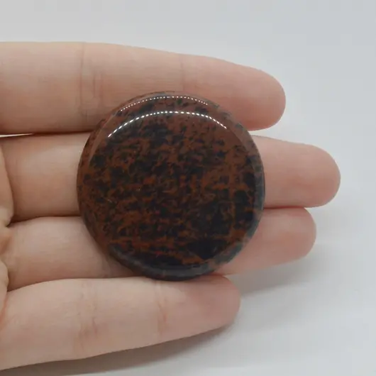Cabochon Obsidian Mahon 38x38x6mm C11
