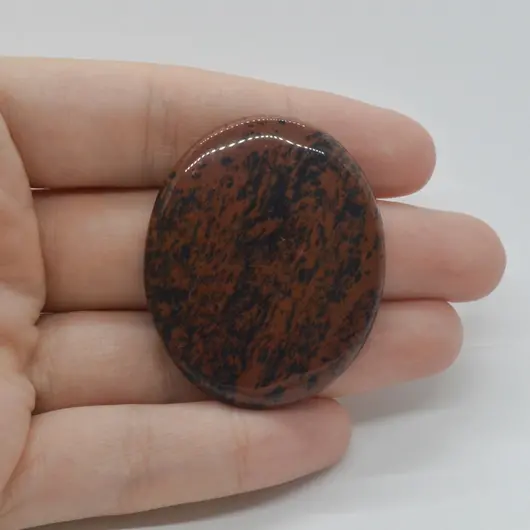 Cabochon Obsidian Mahon 43x35x5mm C27