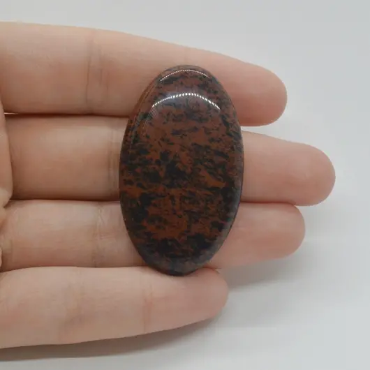 Cabochon Obsidian Mahon 44x26x7mm C54