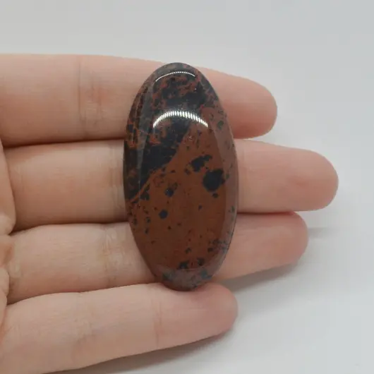 Cabochon Obsidian Mahon 47x24x8mm C61