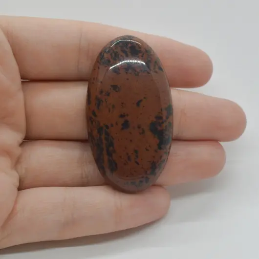 Cabochon Obsidian Mahon 47x26x8mm C58