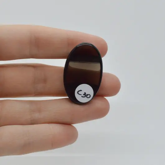 Cabochon Obsidian Midnight Lace 34x20x7mm C30, imagine 2