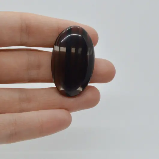 Cabochon Obsidian Midnight Lace 38x23x7mm C25