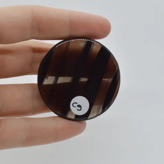 Cabochon Obsidian Midnight Lace 44x44x7mm C9, imagine 2