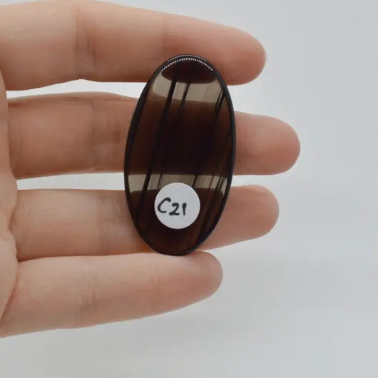 Cabochon Obsidian Midnight Lace 45x25x7mm C21, imagine 2