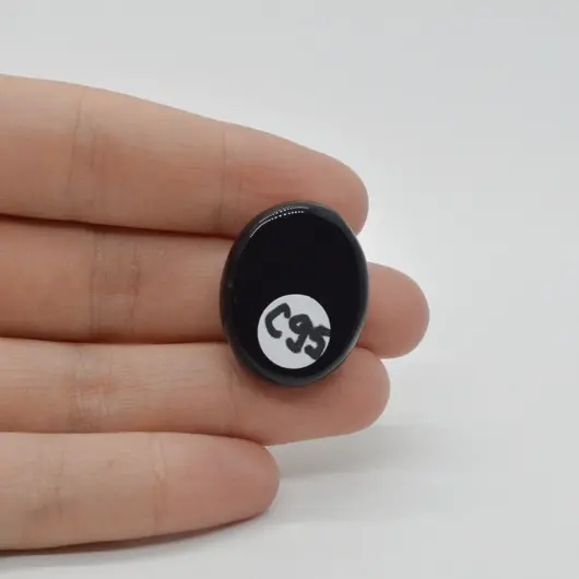 Cabochon Onix 25x20x9mm C95, imagine 2