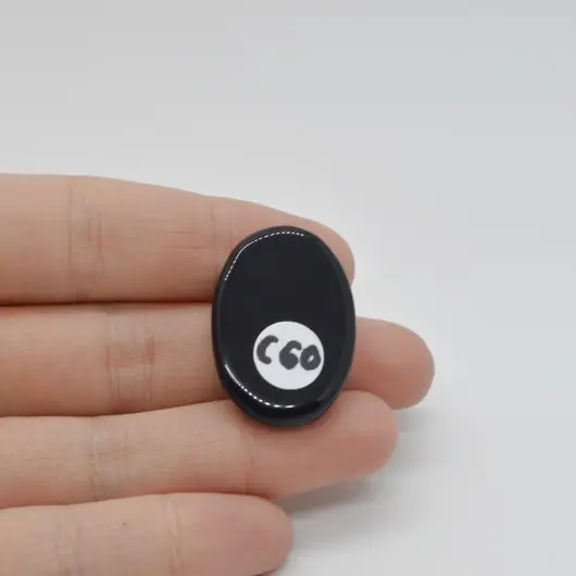 Cabochon Onix 30x21x6mm C60, imagine 2