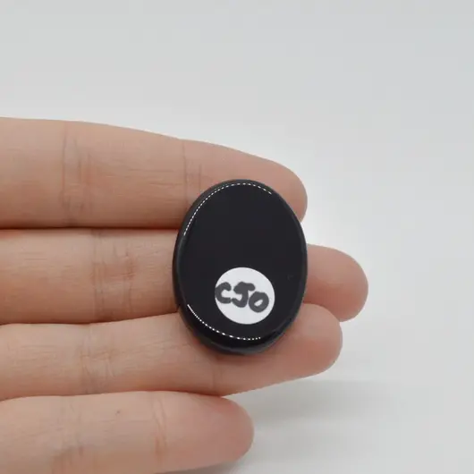 Cabochon Onix 31x23x7mm C50, imagine 2