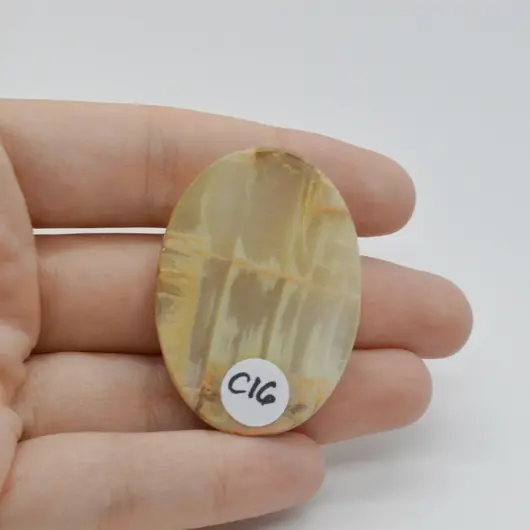 Cabochon Onix Pakistan 43x31x7mm C16, imagine 2