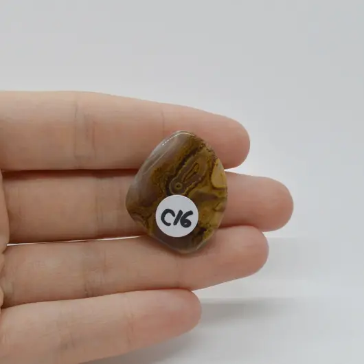 Cabochon Onix Tube 29x24x6mm C16, imagine 2