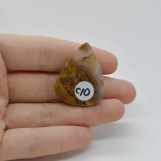 Cabochon Onix Tube 33x26x6mm C10, imagine 2