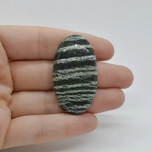 Cabochon Opal Green Swiss 44x25x6mm C32