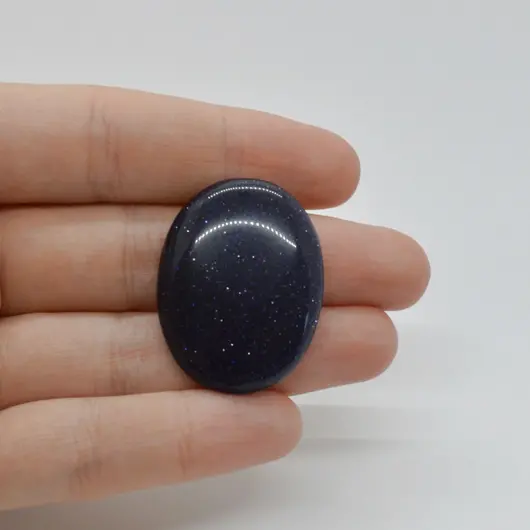 Cabochon Goldstone Albastru 34x26x5mm C67