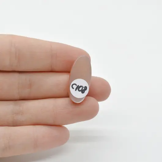 Cabochon Piatra lunii piersica 25x11x8mm C108, imagine 2