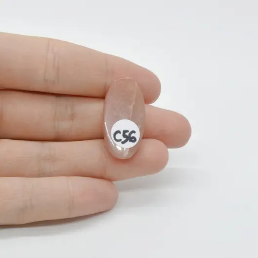 Cabochon Piatra lunii piersica 29x15x7mm C56, imagine 2