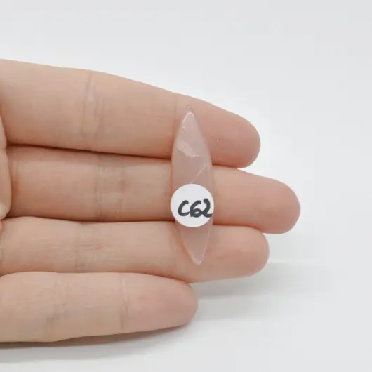 Cabochon Piatra lunii piersica 37x10x5mm C62, imagine 2