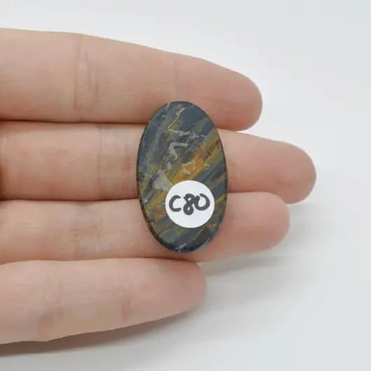 Cabochon Pietersit 32x19x5mm C80, imagine 2