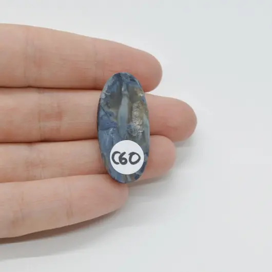 Cabochon Pietersit 33x15x6mm C60, imagine 2
