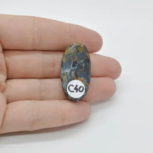 Cabochon Pietersit 33x16x6mm C40, imagine 2