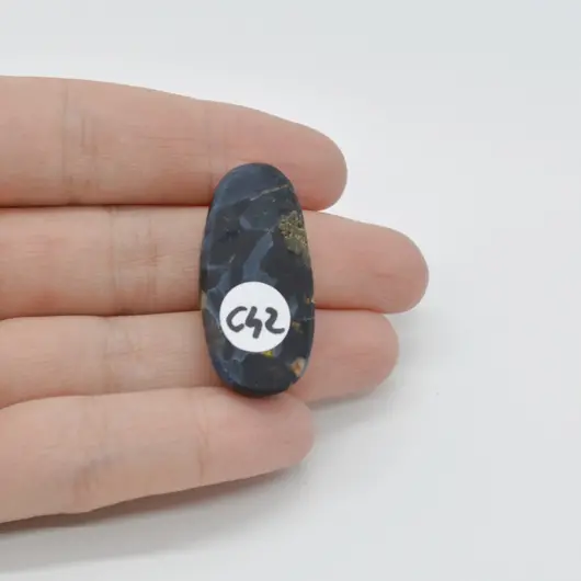 Cabochon Pietersit 33x16x8mm C42, imagine 2