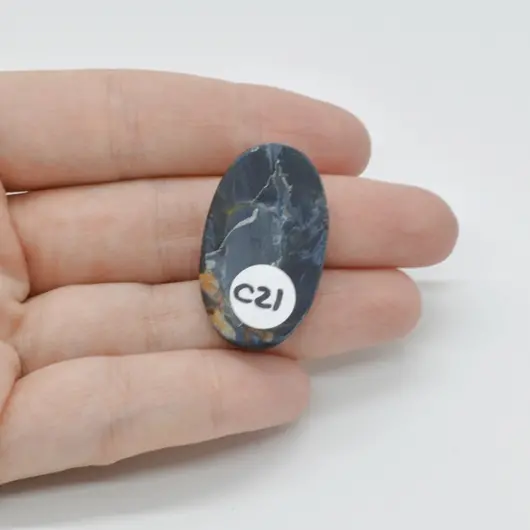 Cabochon Pietersit 33x19x5mm C21, imagine 2