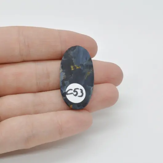 Cabochon Pietersit 34x18x4mm C53, imagine 2