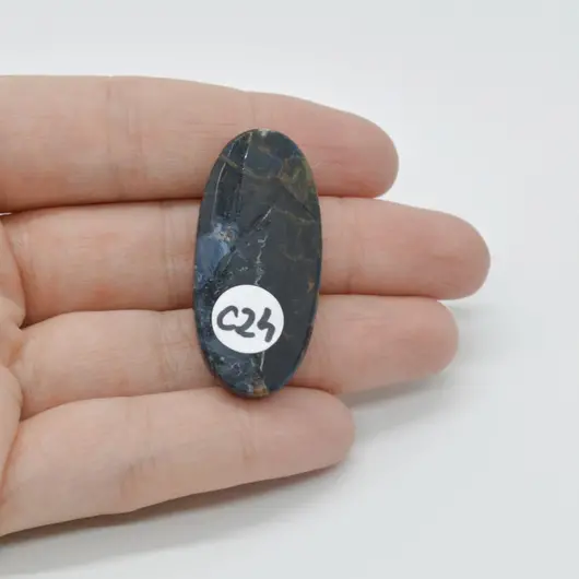 Cabochon Pietersit 39x18x6mm C24, imagine 2