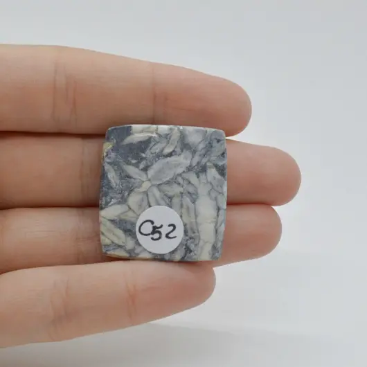 Cabochon Pinolith 29x27x5mm C52, imagine 2