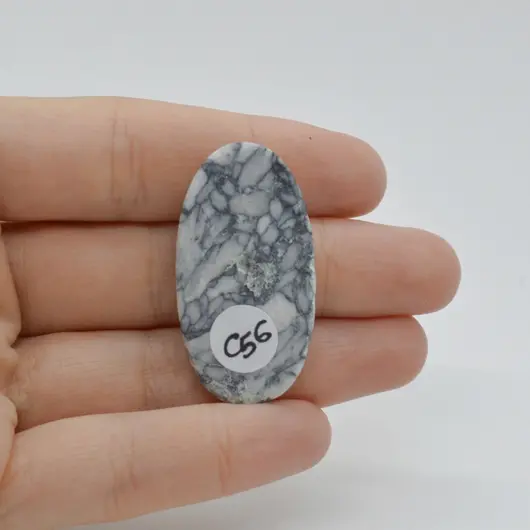 Cabochon Pinolith 39x21x5mm C56, imagine 2