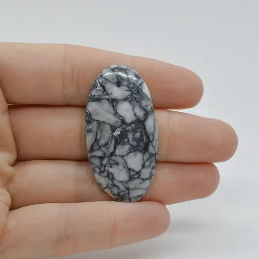 Cabochon Pinolith 41x22x5mm C17