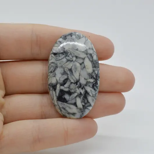 Cabochon Pinolith 44x26x6mm C55