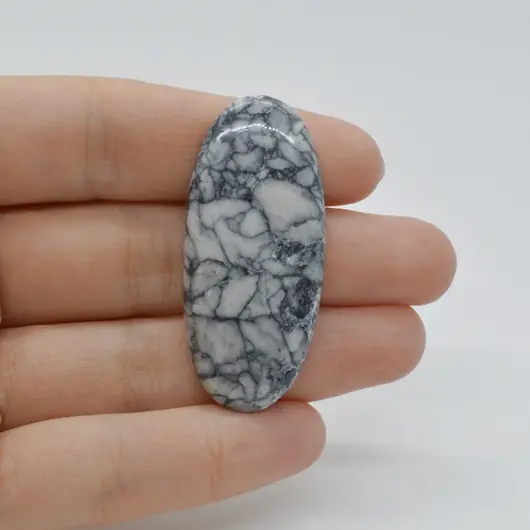 Cabochon Pinolith 46x20x6mm C26