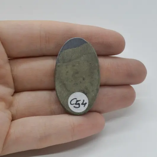 Cabochon Pirita 39x23x7mm C54, imagine 2