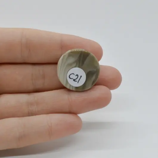 Cabochon Flint Polisat 23x23x5mm C21, imagine 2