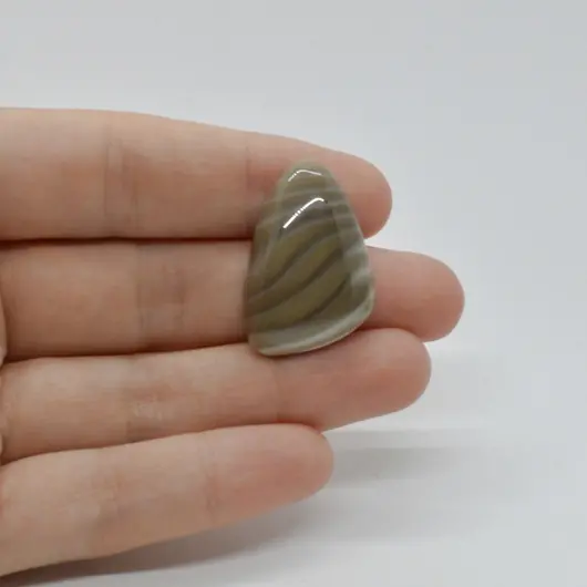 Cabochon Flint Polisat 29x19x7mm C33