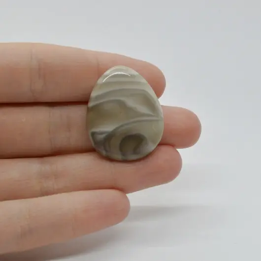 Cabochon Flint Polisat 29x24x5mm C94