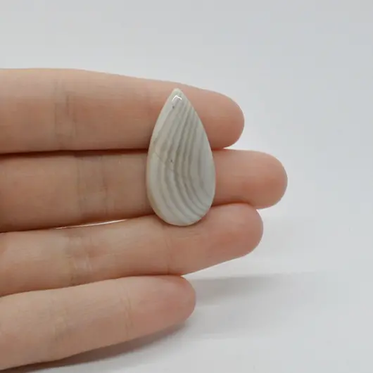 Cabochon Flint Polisat 30x15x6mm C95