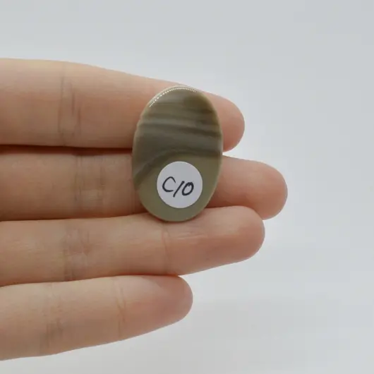 Cabochon Flint Polisat 30x20x5mm C10, imagine 2