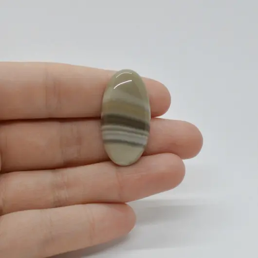 Cabochon Flint Polisat 32x16x6mm C32