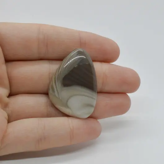 Cabochon Flint Polisat 34x24x5mm C22